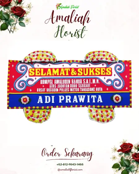 Papan Bunga Ucapan Selamat Sokoboyo